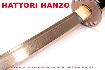 KILL-BILL Samurai Schwert mit 12-mal gefalteter Damaststahl Klinge "Hattori Hanzo"